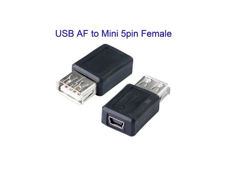 Adaptateur USB Femelle vers Mini USB Femelle