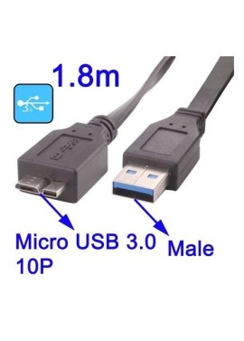 Câble USB 3.0 male vers Micro USB 3.0/2.0 male