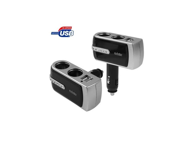 Adaptateur allume cigare double et USB double