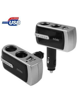 Adaptateur allume cigare double et USB double