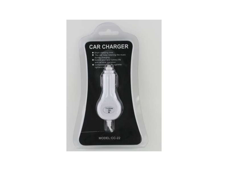 Chargeur allume cigare pour Iphone 3GS