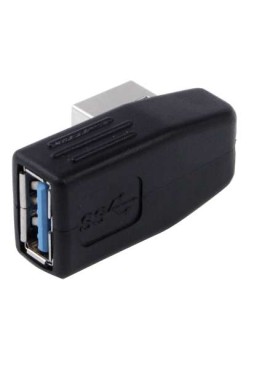 Adaptateur coudé USB 3.0 AF Femelle vers USB 3.0 AM Male