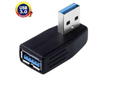 Adaptateur coudé USB 3.0 AF...