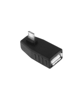 Adaptateur coudé Micro USB Male vers USB 2.0 AF OTG