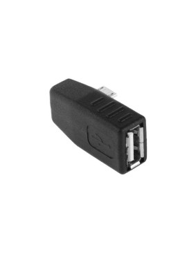 Adaptateur coudé Micro USB Male vers USB 2.0 AF OTG