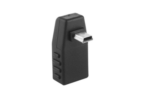 Adaptateur coudé à 90° mini USB Male vers USB 2.0 AF