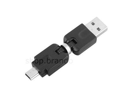 Adaptateur rotatif 360° USB...