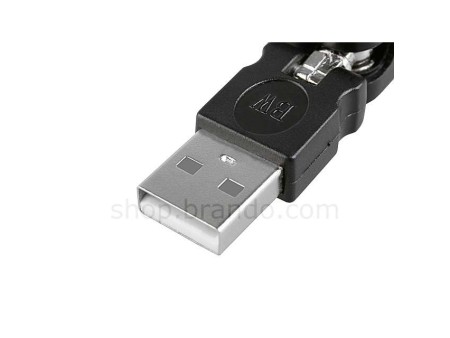 Adaptateur rotatif 360° USB A male vers USB B femelle