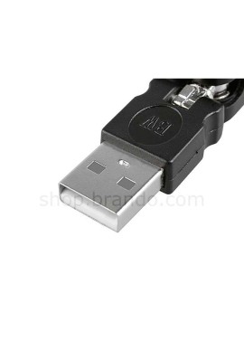 Adaptateur rotatif 360° USB A male vers USB B femelle