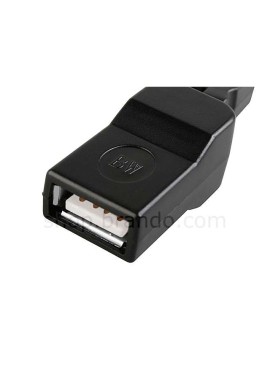 Adaptateur rotatif 360° USB A male vers USB B femelle